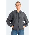Slazenger KIMBERLEY Kadın Sweatshirt Koyu Gri