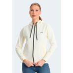 Slazenger KINET Kadın Sweatshirt Ekru