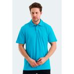 Slazenger KLASSE IN Erkek Polo Yaka Turkuaz Tişört