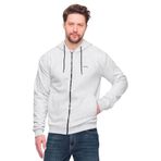 Slazenger KOZZAX IN Erkek Fermuarlı Kapüşonlu Cepli Koyu Gri Sweatshırt