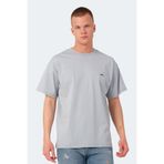 Slazenger KULANA Oversize Erkek Oversıze Gri Tişört