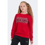 Slazenger LAST Unisex Çocuk Sweatshirt Kırmızı