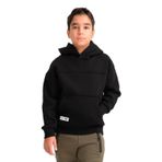 Slazenger LENE Unisex Çocuk Kapüşonlu Cepli Siyah Sweatshırt