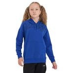 Slazenger LETTO Unisex Çocuk Kapüşonlu Cepli Saks Mavi Sweatshırt