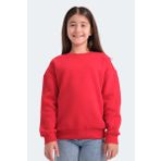 Slazenger LOGAN Kız Çocuk Sweatshirt Kırmızı