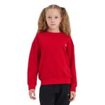 Slazenger LUPPA IN Unisex Çocuk Kapüşonlu Kırmızı Sweatshırt