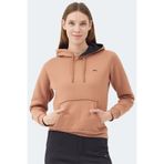 Slazenger MISTY I Kadın Kapüşonlu Camel Sweatshırt