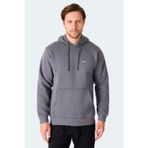 Slazenger MOONLIGHT I Erkek Kapüşonlu Gri Sweatshırt