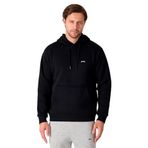 Slazenger MOONLIGHT I Erkek Kapüşonlu Siyah Sweatshırt