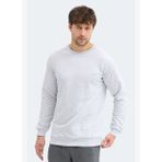 Slazenger NADAV Erkek Taş Gri Sweatshırt