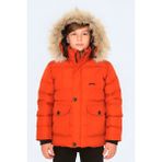 Slazenger Napolı Unisex Çocuk Kapüşonlu Şişme Taş Gri Mont & Kaban - Kiremit - 9