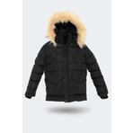 Slazenger NAPOLI Unisex Çocuk Mont &amp; Kaban Siyah