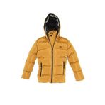 Slazenger NEONS Unisex Çocuk Kapüşonlu Şişme Sarı Mont & Kaban