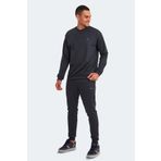Slazenger OFFENDER KTN Erkek Cepli Koyu Gri Eşofman Takımı