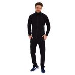 Slazenger OKRAN IN Erkek Fermuarlı Dik Yaka Cepli Siyah Eşofman Takımı