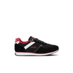 Slazenger OLIVIERA I Erkek Siyah/Kırmızı Günlük Spor Ayakkabısı