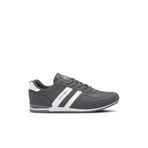 Slazenger OMEGA IN Koyu Gri Beyaz Günlük Spor Ayakkabısı, 40, SA22LE030, KGri Beyaz, Erkek