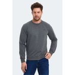 Slazenger ORVAR IN Erkek Sweatshirt Koyu Gri
