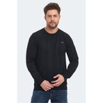 Slazenger ORVAR IN Erkek Sweatshirt Siyah