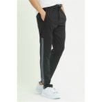 Slazenger Oxford Siyah Erkek Eşofman Altı ST21PE125-500 V10 L Beden Nefes Alabilir Kumaş ile Antrenman ve Günlük Kullanım