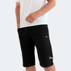 Slazenger PARISONER Erkek Şort Siyah Düz Paça Normal Bel 70% Polyester 30% Pamuk