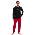 Slazenger PARTH IN Erkek Pamuklu Siyah Pijama