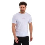 Slazenger PATSY IN Erkek Baskılı Beyaz Tişört