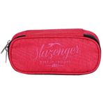 Slazenger Pembe Nakış İşlemeli İki Bölmeli Kalemlık - 21149