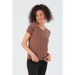 Slazenger Play Kahverengi Kadın T-shirt