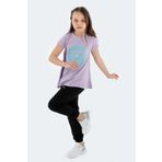 Slazenger Poseıdon Lila Kız Çocuk T-shirt