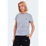Slazenger Racing Açık Gri Kadın T-shirt