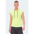 Slazenger RAG Erkek Kolsuz Neon Sarı Tişört