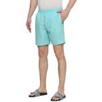 Slazenger RATING KTN Erkek Cepli Deniz Şortu Turkuaz Mayo