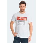 Slazenger RAVA Erkek Baskılı Beyaz Tişört