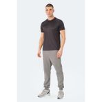 Slazenger RAVEN Erkek Tişört Koyu Gri - XL - Koyu Kül