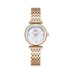 SLAZENGER, ROSE GOLD KASA, ROSE GOLD KORDON, SEDEF KADRAN, TAŞLI, QUARTZ, 3H, 28MM, 5ATM, KADIN KOL SAATİ, SL.09.2526.3.03