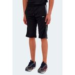 Slazenger SAKI IN Erkek Cepli Kapri Siyah Şort