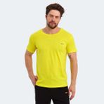 Slazenger SANDER KTN Erkek Tişört Açık Sarı