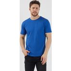Slazenger Sander KTN Saks Mavi Erkek T-shirt