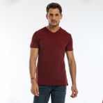 Slazenger Sargon KTN Bordo Erkek T-shirt