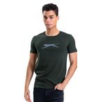 Slazenger SECTOR I Erkek Baskılı Haki Tişört