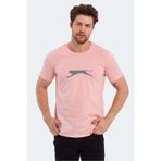 Slazenger SECTOR I Erkek Baskılı Somon Tişört