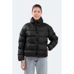Slazenger Siyah Baıley I Şişme Kadın Mont & Kaban - 2XL
