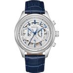 Slazenger SL.09.2489.2.04 Otomatik Mekanizmalı Deri Kordon Çelik Kasa 10 Atm Suya Dayanıklı Lacivert Renk Erkek Kol Saati