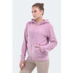 Slazenger Sofal I Lila Kadın Polar Sweatshirt