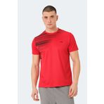 Slazenger ST14TE010 Raven Kırmızı Erkek T-shirt