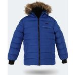 Slazenger ST23JC027 Calisto Saks Mavi Unisex Çocuk Mont