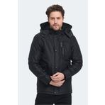 Slazenger ST23JE009-500 Hankin Siyah Erkek Mont