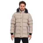 Slazenger ST23JE027-280 Heck Taş Gri Erkek Mont