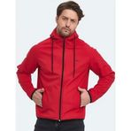 Slazenger ST23JE036-600 Rangi Kırmızı Erkek Mont